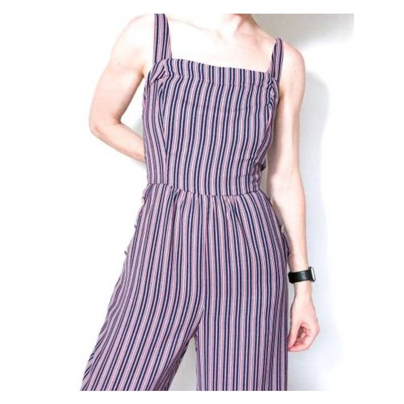 Other Women's Striped Cropped Jumpsuit - Size M Size 30" / US 8 / IT 44 - 1 Thumbnail
