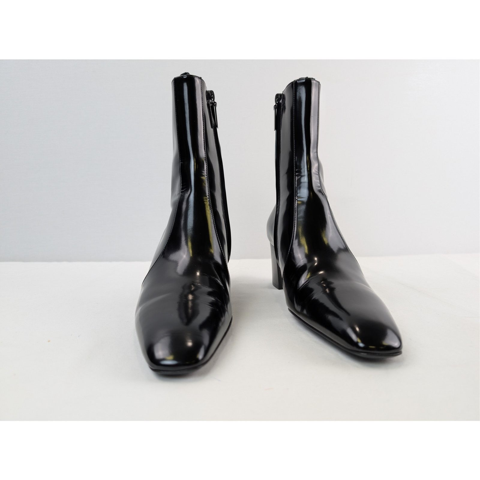 Saint Laurent Paris o1rshd1 / 555 / XIV 70 Zipped Boots in Black Size US 8.5 / EU 41-42 - 9 Thumbnail