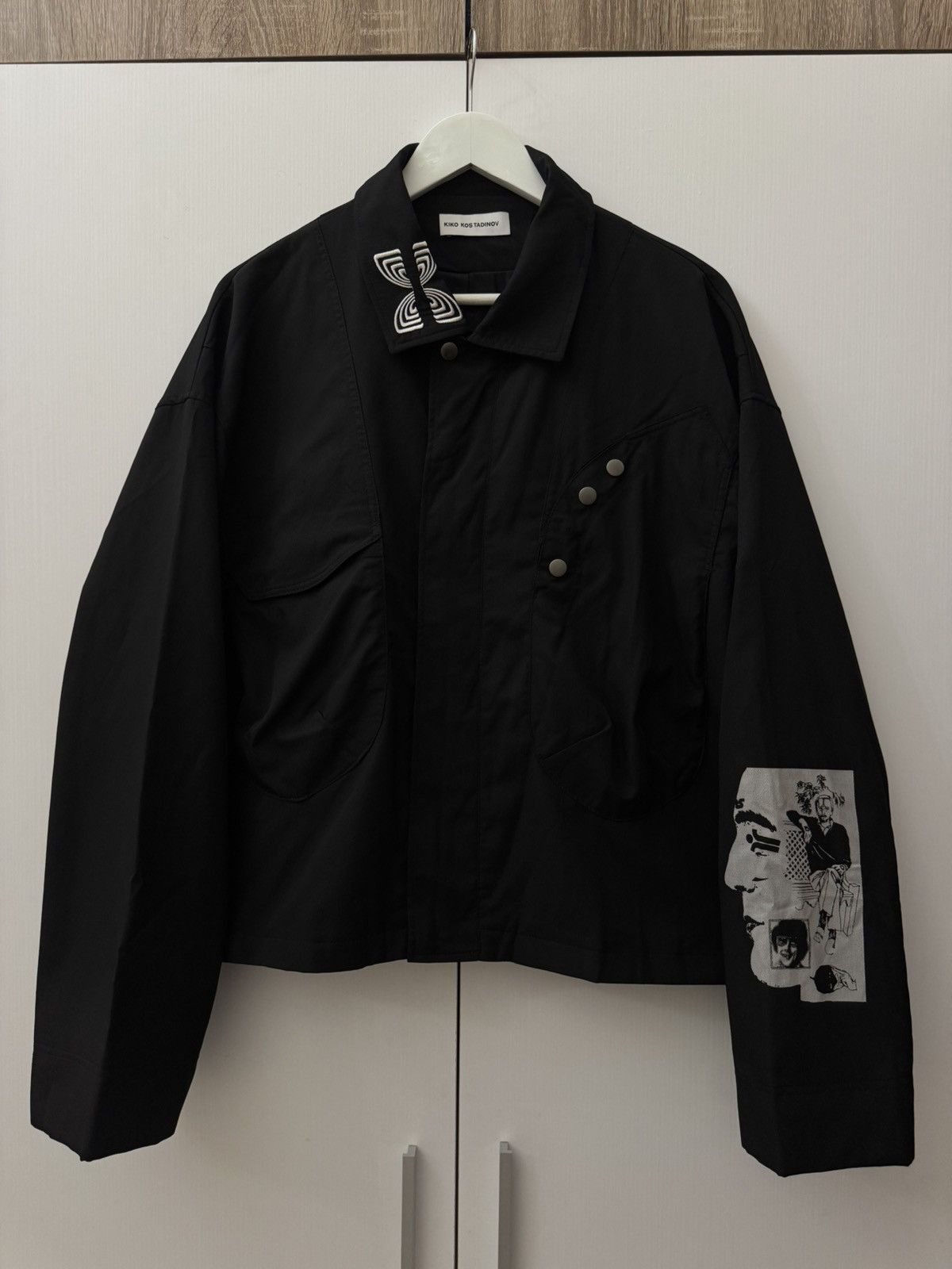 Kiko Kostadinov Kiko Kostadinov x YAMANTAKA EYE Cropped Bomber Jacket Size US L / EU 52-54 / 3 - 1 Thumbnail
