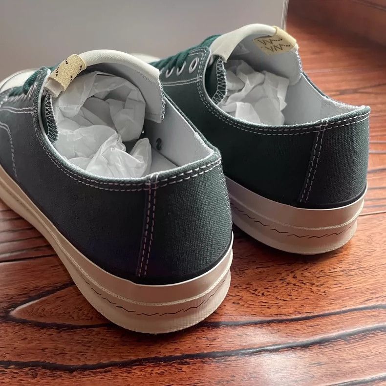 Visvim Visvim 23ss SKAGWAY LO CANVAS green shoes with thin soles-2 Size US 8 / EU 41 - 6 Thumbnail