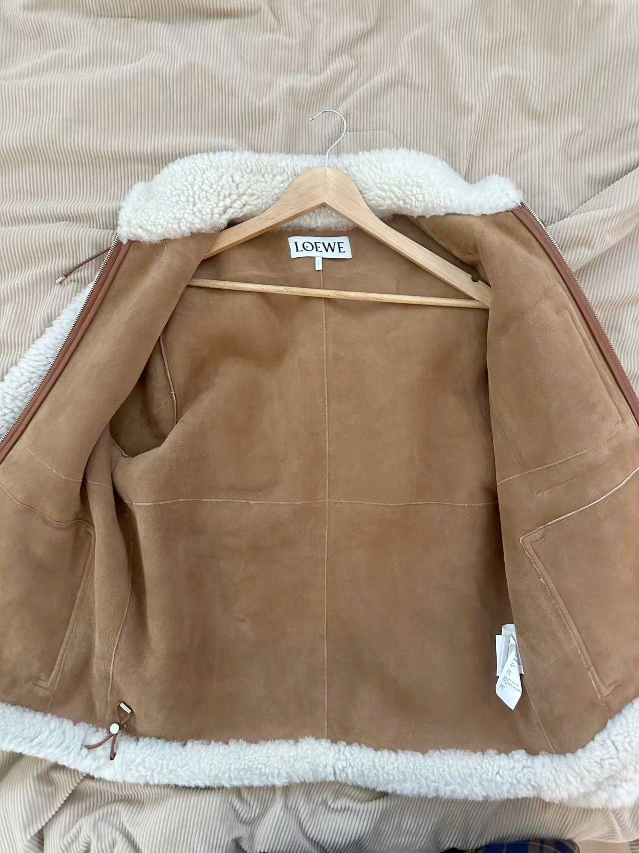 Loewe LOEWE Suede Shearling Jacket GRAIL! Size US M / EU 48-50 / 2 - 5 Thumbnail
