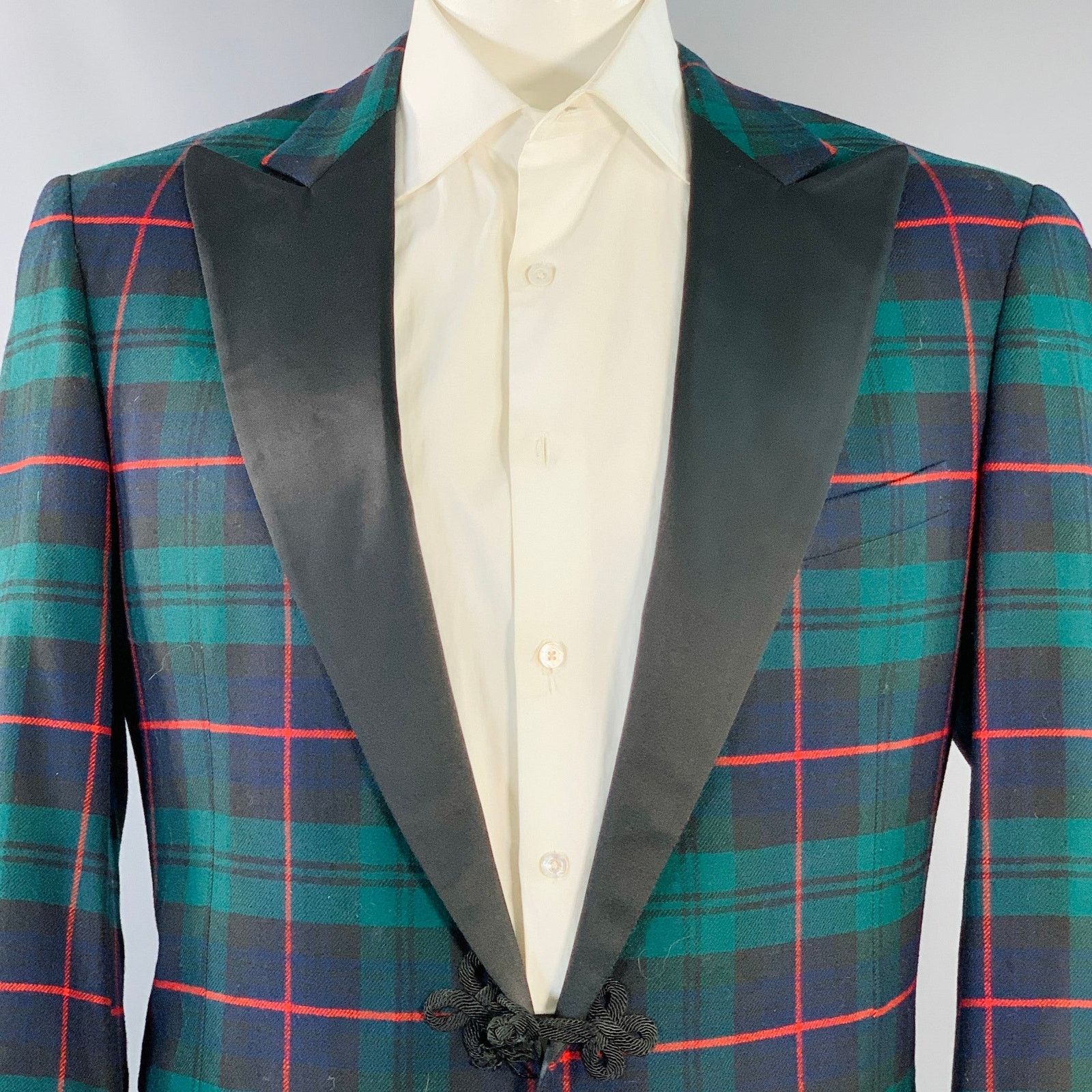 Polo Ralph Lauren POLO by RALPH LAUREN Size 44 Long Wool Peak Lapel Sport Coat Size 44L - 2 Thumbnail