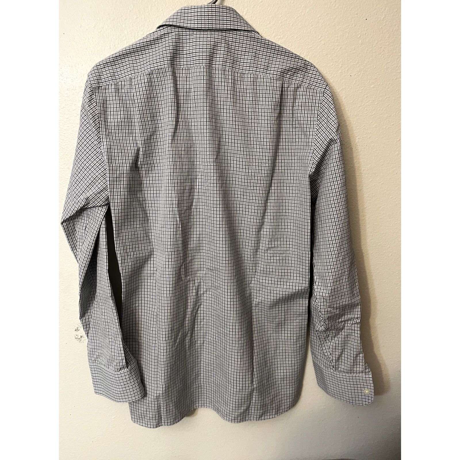 J.Crew J.CREW Men's Thompson Shirtings Long Sleeve Shirt Medium Gingham Plaid Button Front Collared Spread Midi? Size US M / EU 48-50 / 2 - 3 Thumbnail