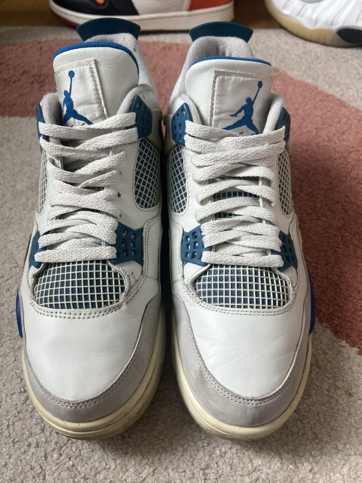Jordan Brand Jordan 4 Retro Military Blue (2006) Vintage Sneakers Size US 9.5 / EU 42-43 - 4 Thumbnail