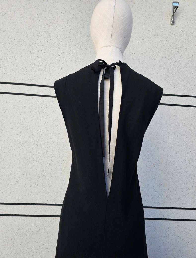 Ann Demeulemeester Ann Demeulemeester Silk Wool Blend Dress-2506 Size XXS / US 00 / IT 34 - 6 Thumbnail