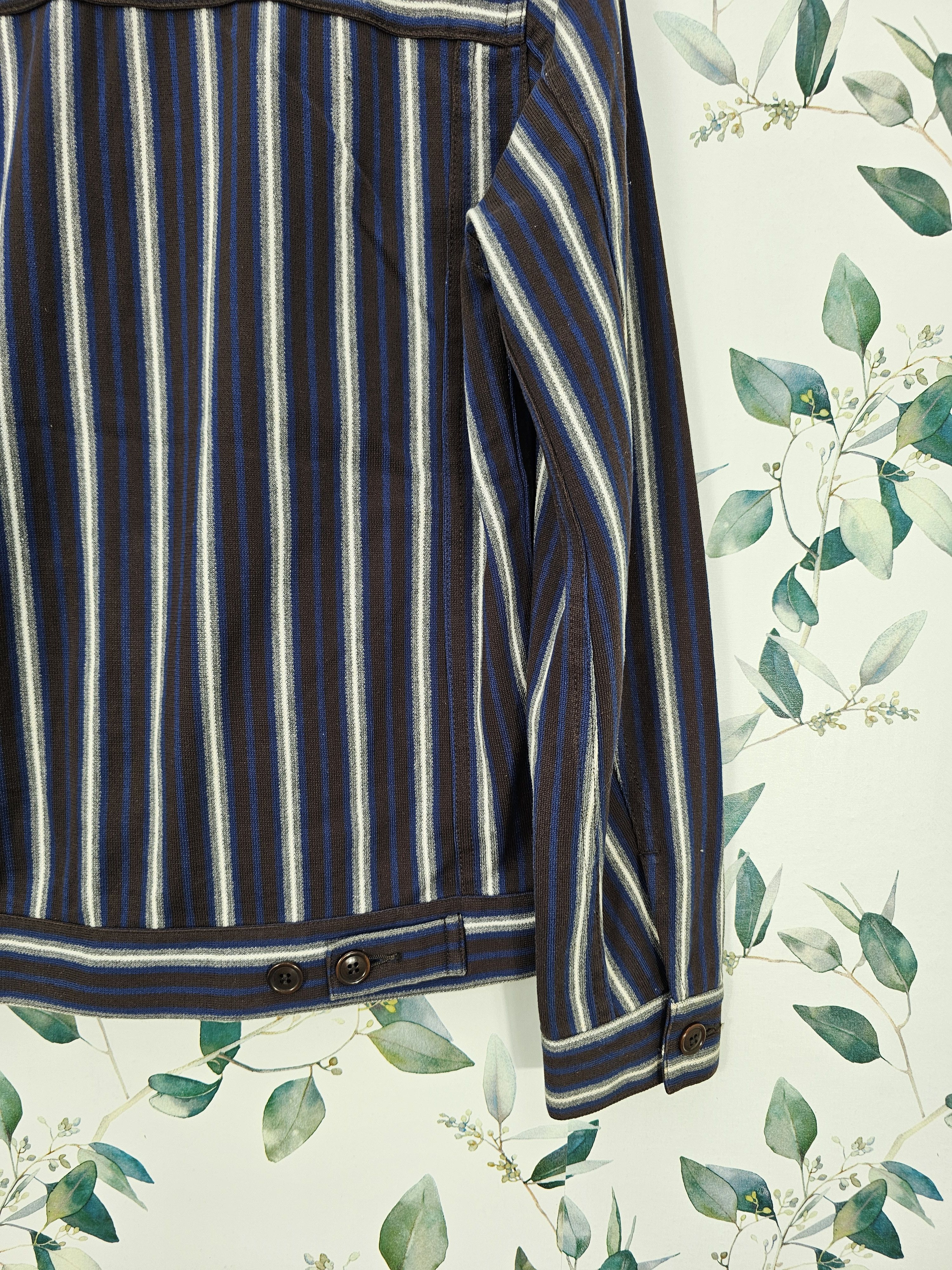 CABANE de ZUCCa Vintage CABANE DE ZUCCA Striped Retro Style Jacket J0101 Size US S / EU 44-46 / 1 - 5 Thumbnail