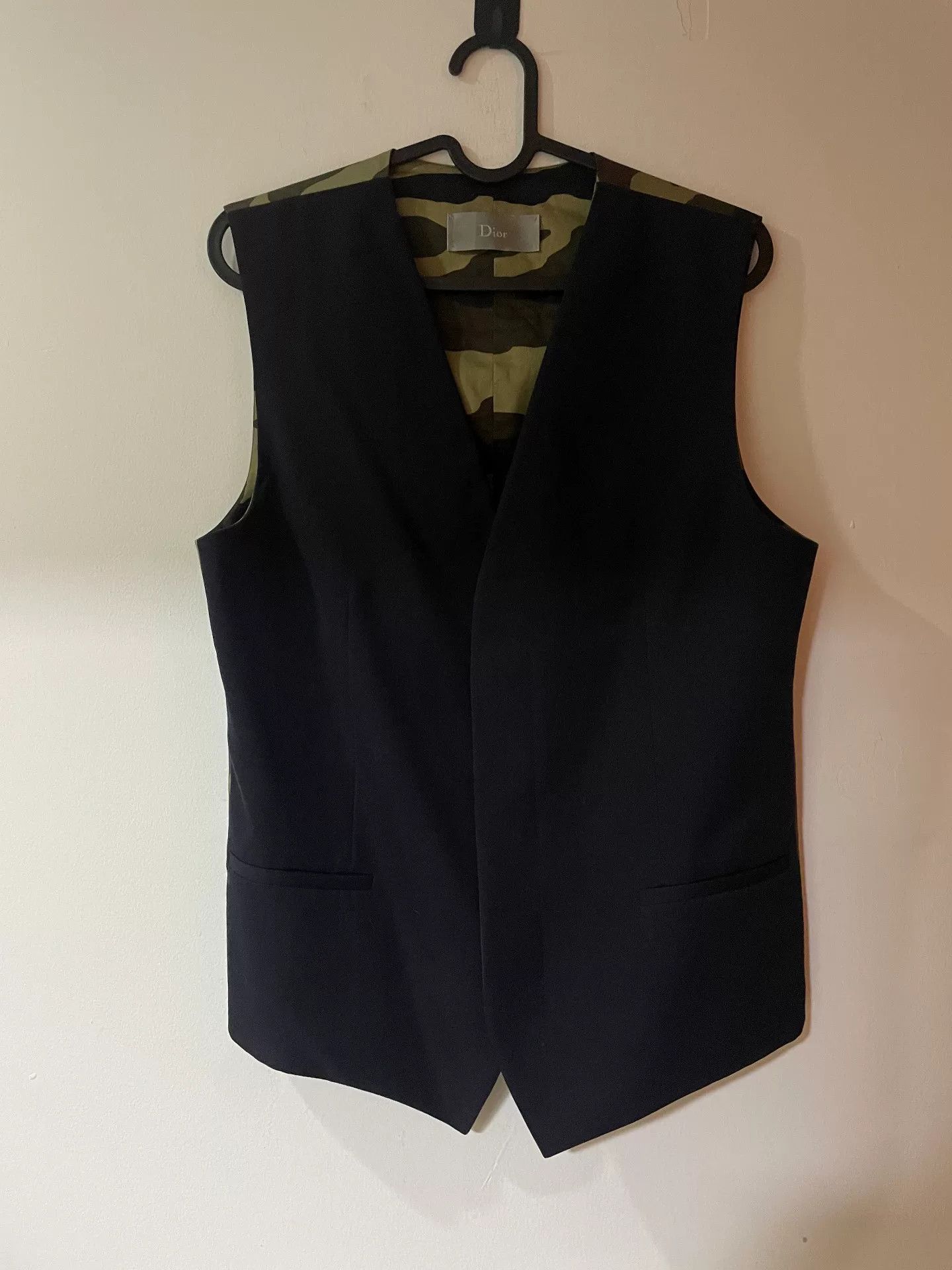Dior dior wool camouflage vest size 44 Size US M / EU 48-50 / 2 - 1 Thumbnail