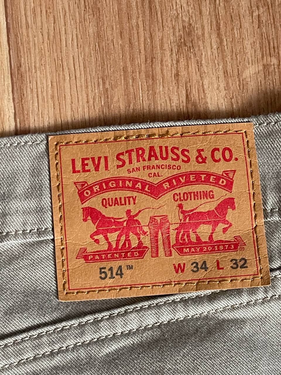 Denime Vintage Levis 514 Light Brown Jeans 34x32 Size US 34 / EU 50 - 21 Thumbnail