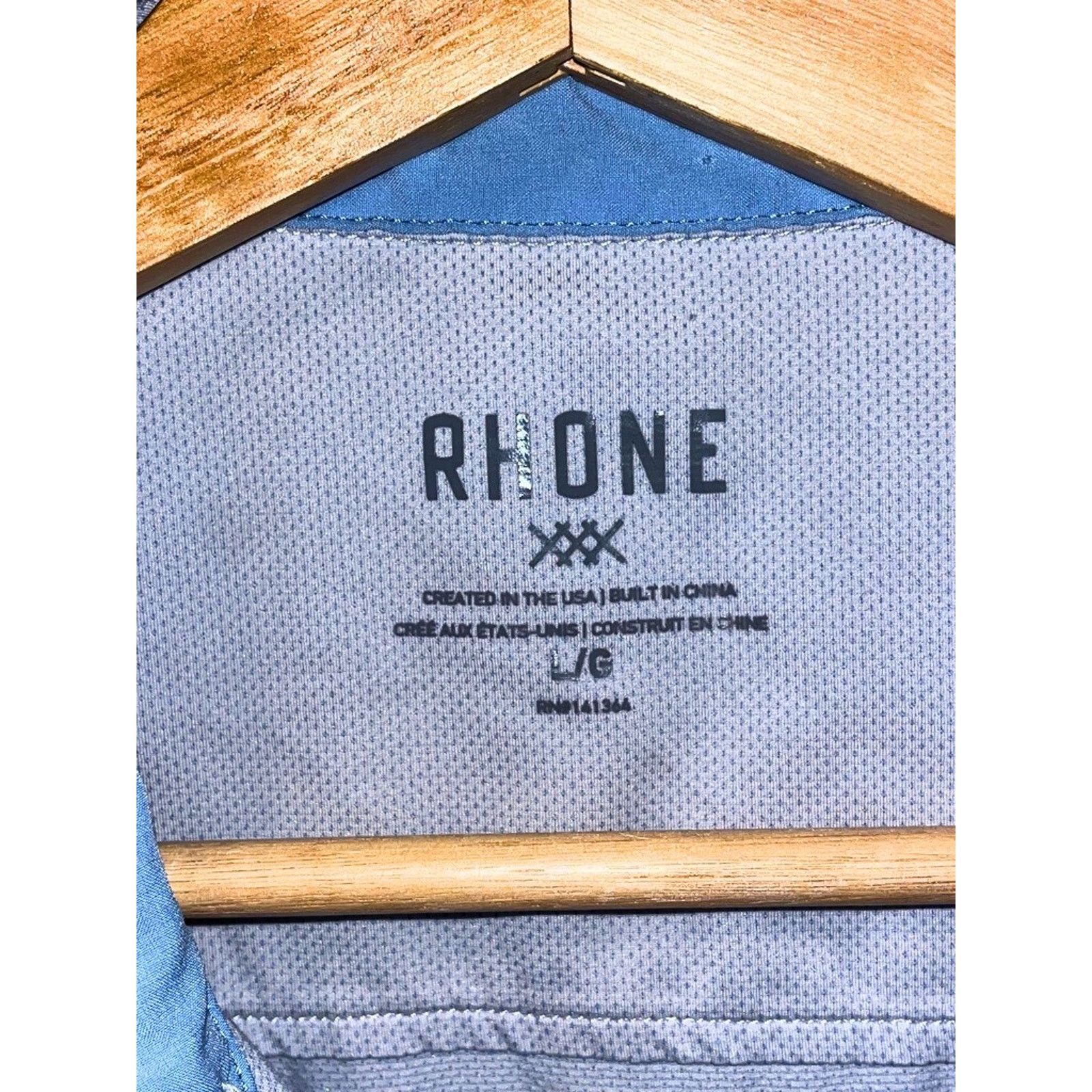 Rhone Rhone Delta Pique Polo Baby Blue Men’s Large EUC Performance Size US L / EU 52-54 / 3 - 4 Thumbnail