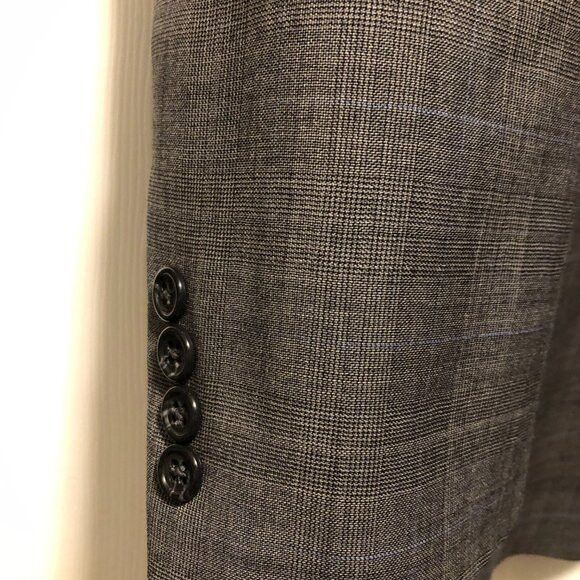 Jos. A. Bank jos.a.bank men's plaid 100%wool sport coat jacket blazer 38R Size 38R - 4 Thumbnail