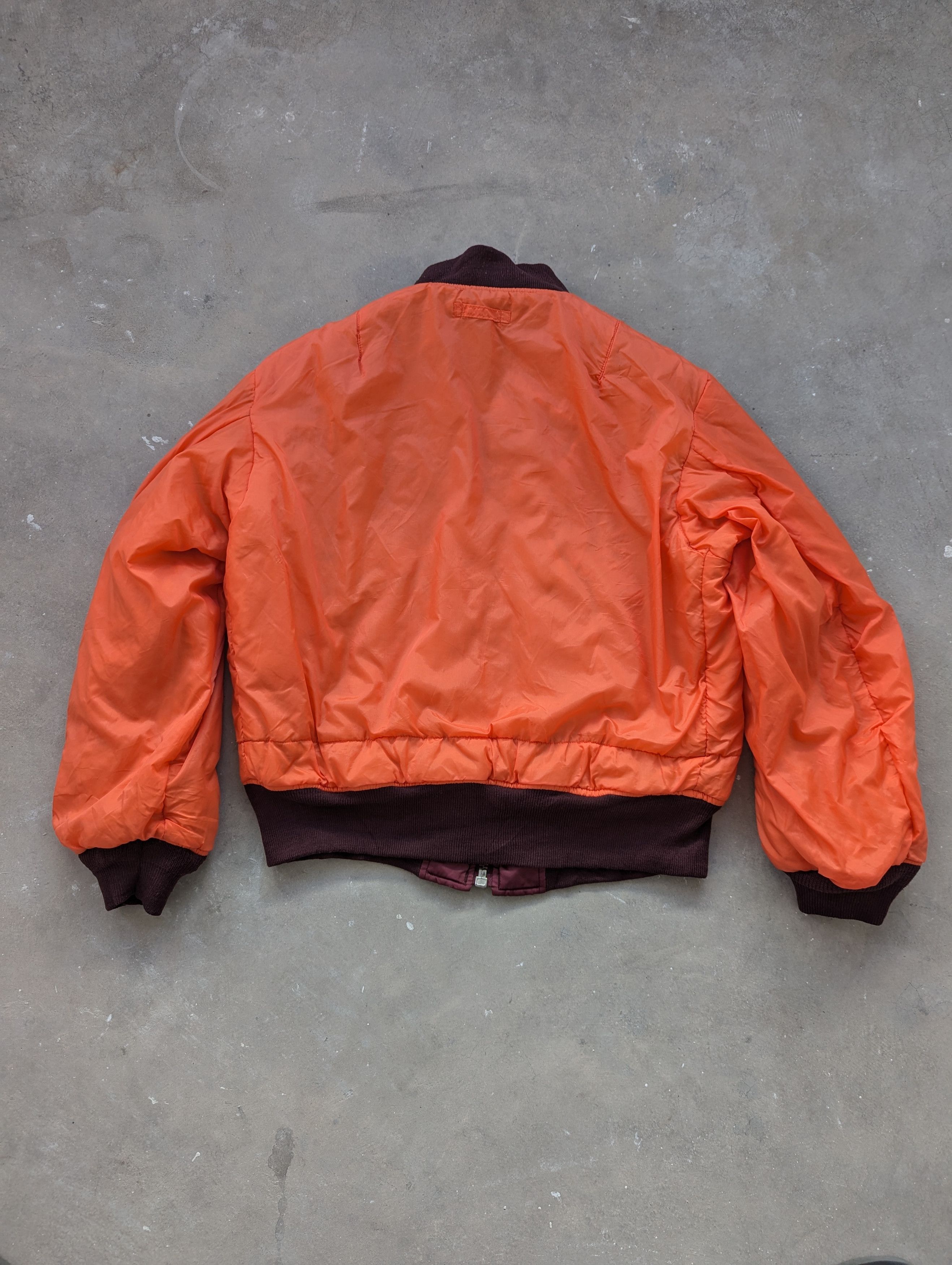 Alpha Industries Vintage Ma 1 Bomber Jacket Maroon Reversible Size US M / EU 48-50 / 2 - 16 Thumbnail