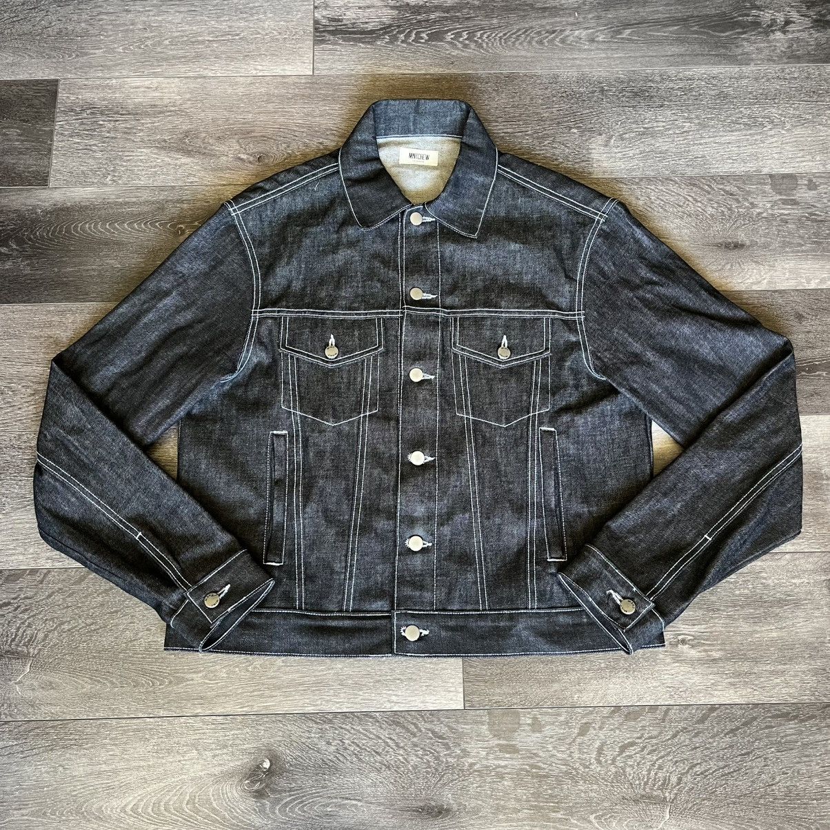 Mintcrew Mint Crew Los Angeles Raw Denim Trucker Jean Jacket Size US M / EU 48-50 / 2 - 1 Thumbnail