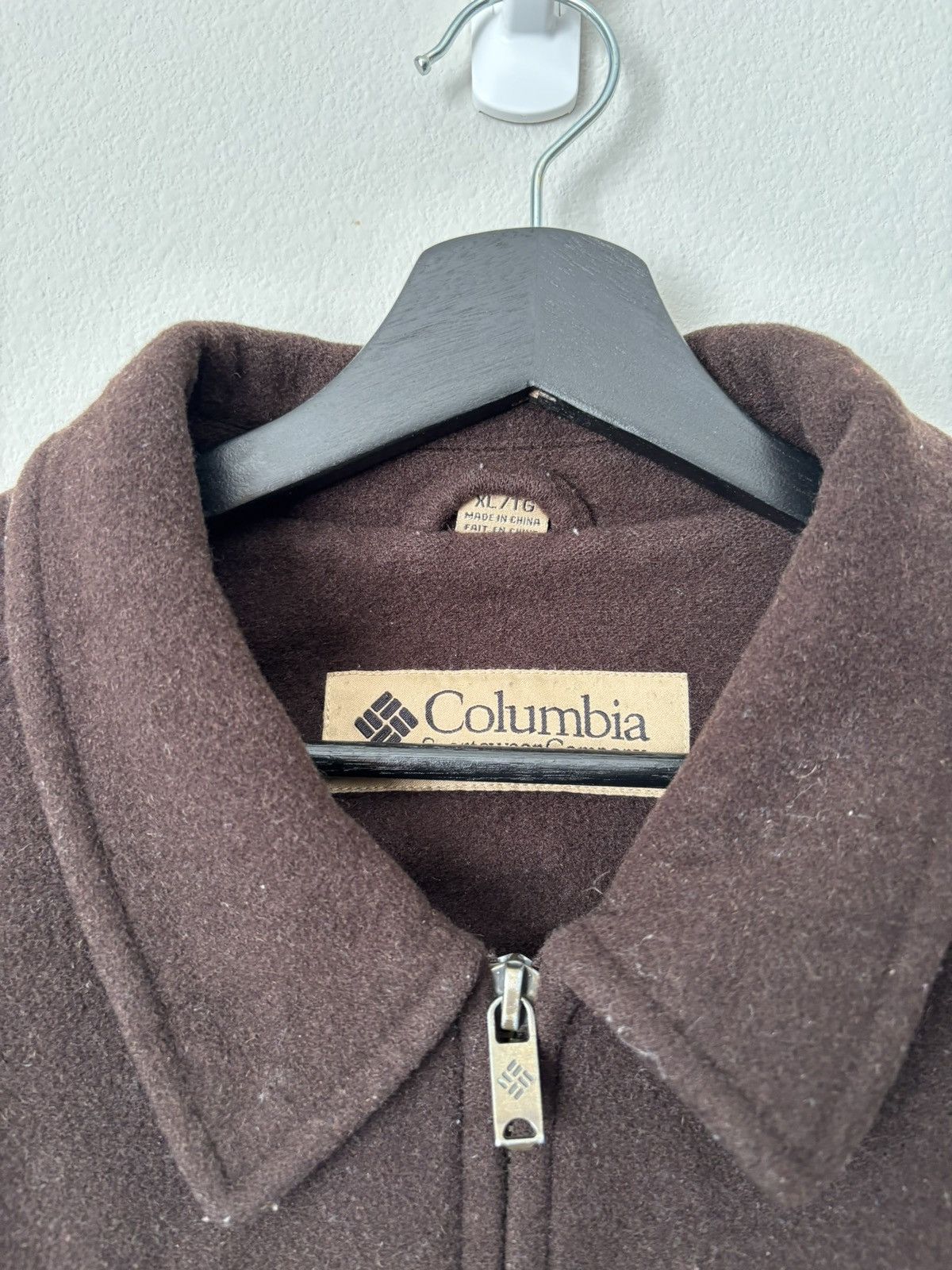 Columbia Columbia Brown Wool Coat Size US XL / EU 56 / 4 - 2 Thumbnail