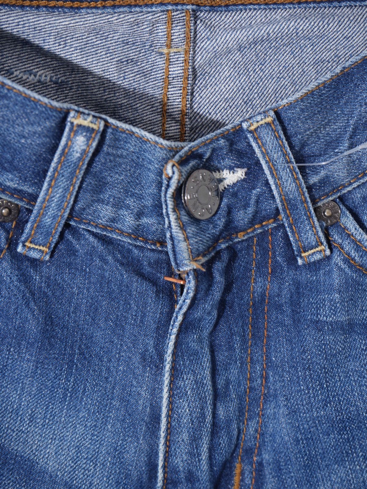 Acne Studios ACNE Jeans Denim Mic PUNCH Leather Patch W30 Size US 33 - 6 Thumbnail