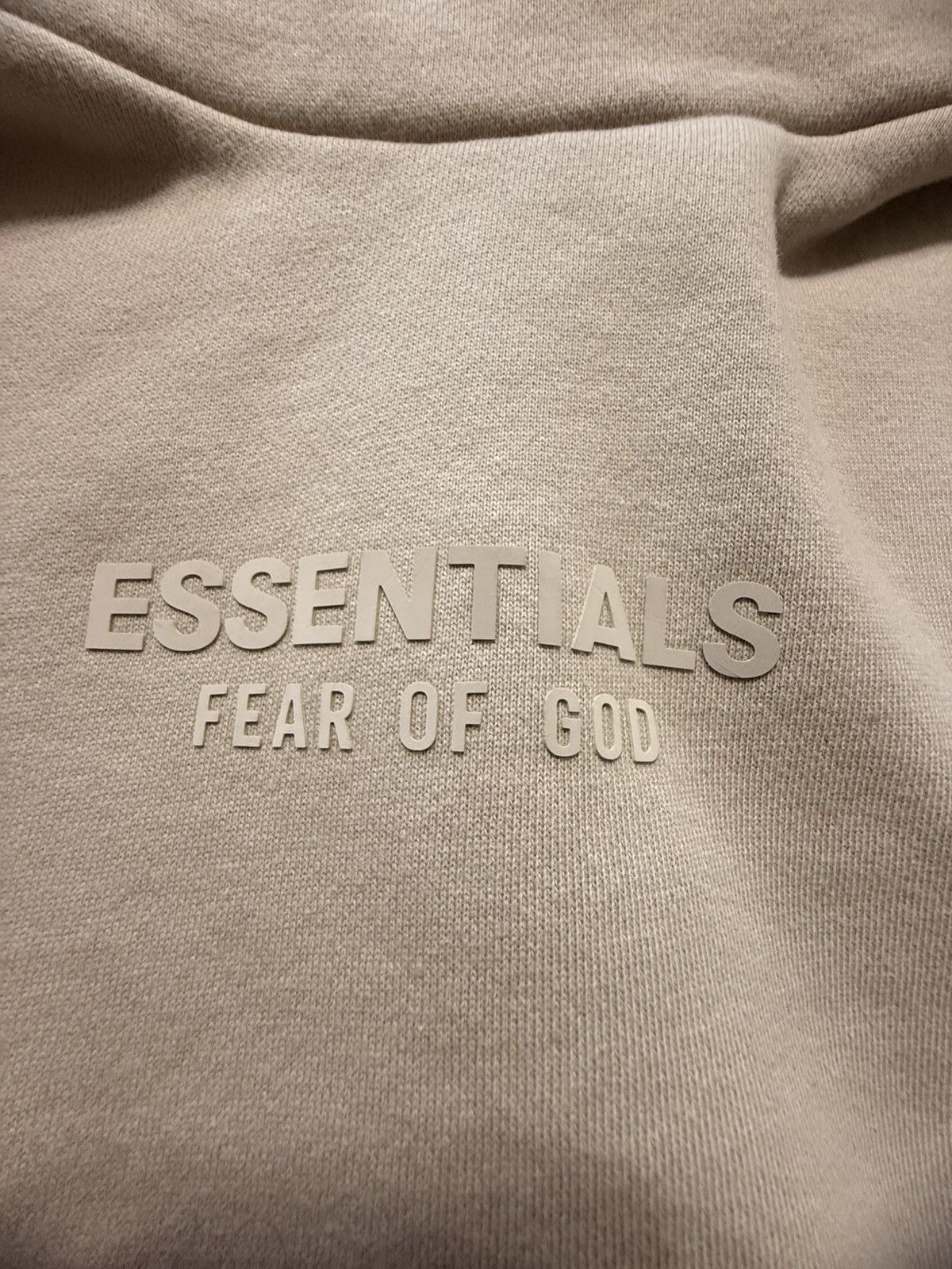 Essentials Fear of God Essentials Hoodie - Oatmeal / Tan (Size S) Size S / US 4 / IT 40 - 1 Thumbnail