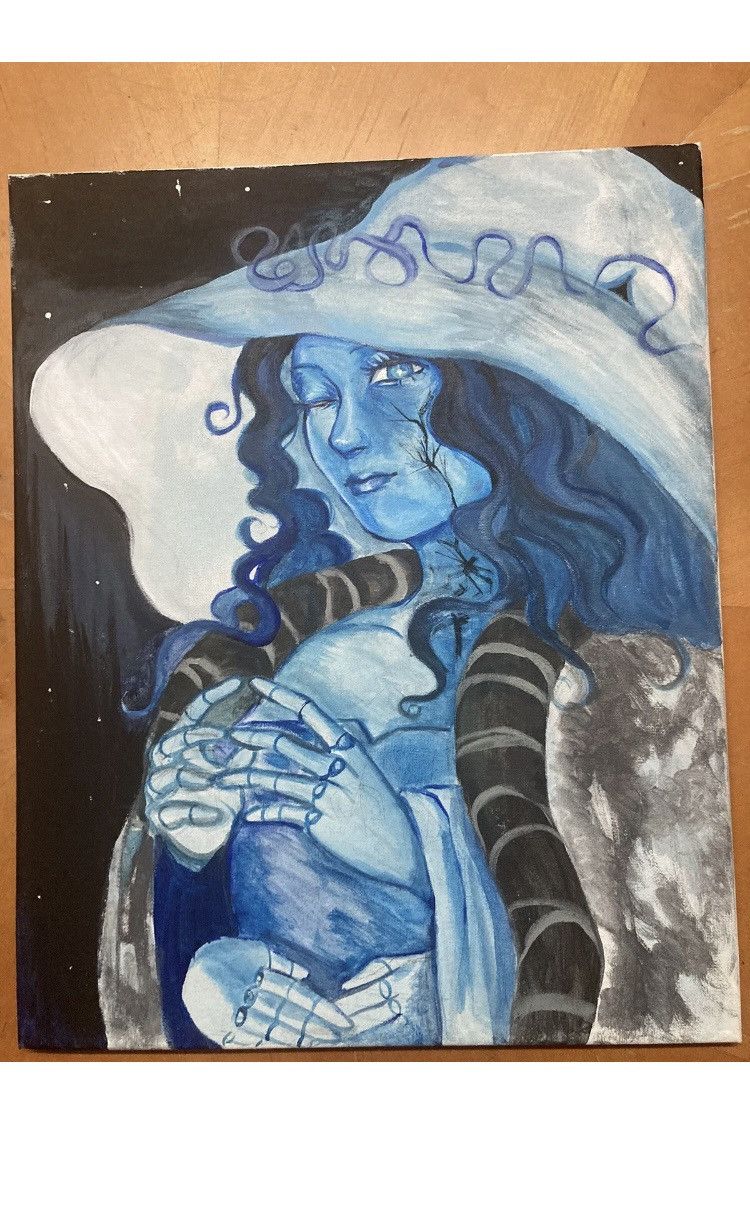 Other Elden Ring "Ranni The Witch" Original 1/1 Canvas Painting Size ONE SIZE - 1 Preview