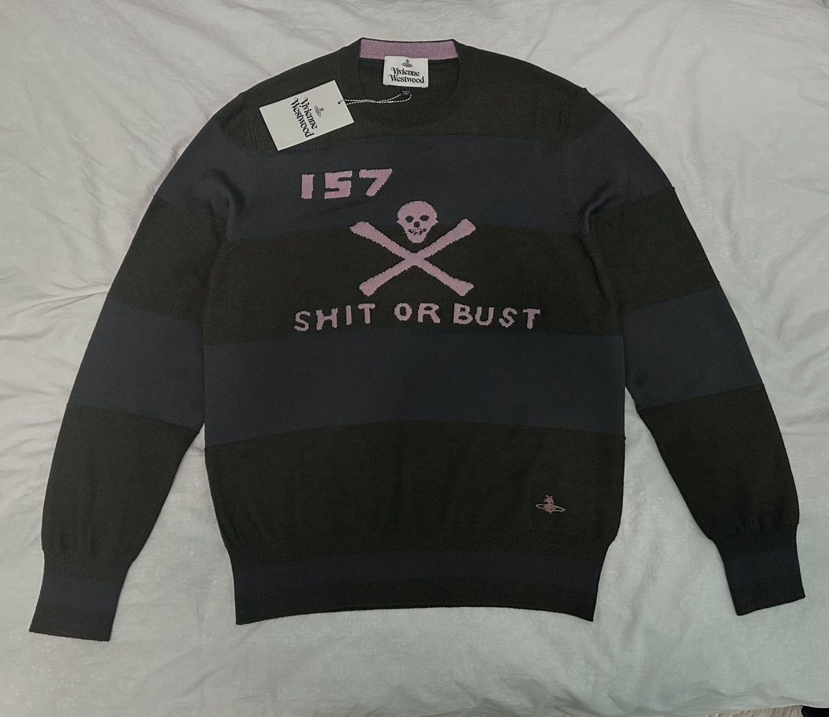 Vivienne Westwood Skull Vivienne Westwood knit sweater Size US L / EU 52-54 / 3 - 2 Thumbnail