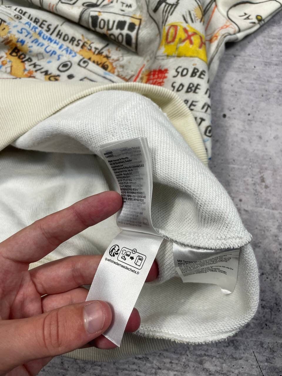 H&M × Jean-Michel Basquiat × Who Decides War Who Decides War H&M Printed Baggy Hoodie Y2K Size US S / EU 44-46 / 1 - 6 Thumbnail