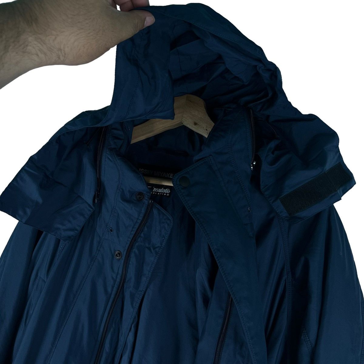 Issey Miyake 🔥RUNWAY TACTICAL UTILITY NYLON LONG JACKET ISSEY MIYAKE MEN Size US M / EU 48-50 / 2 - 18 Thumbnail