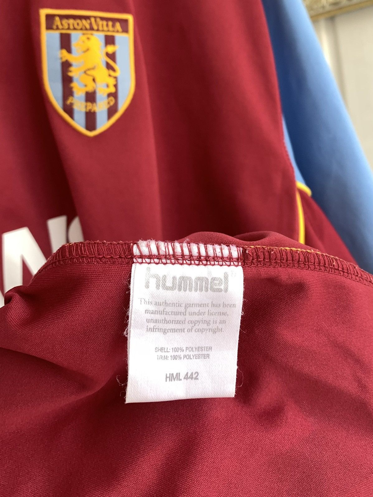 Hummel Hummel ASTON VILLA FC 2005-2006 Vintage Home Shirt Size XL Size US XL / EU 56 / 4 - 7 Thumbnail