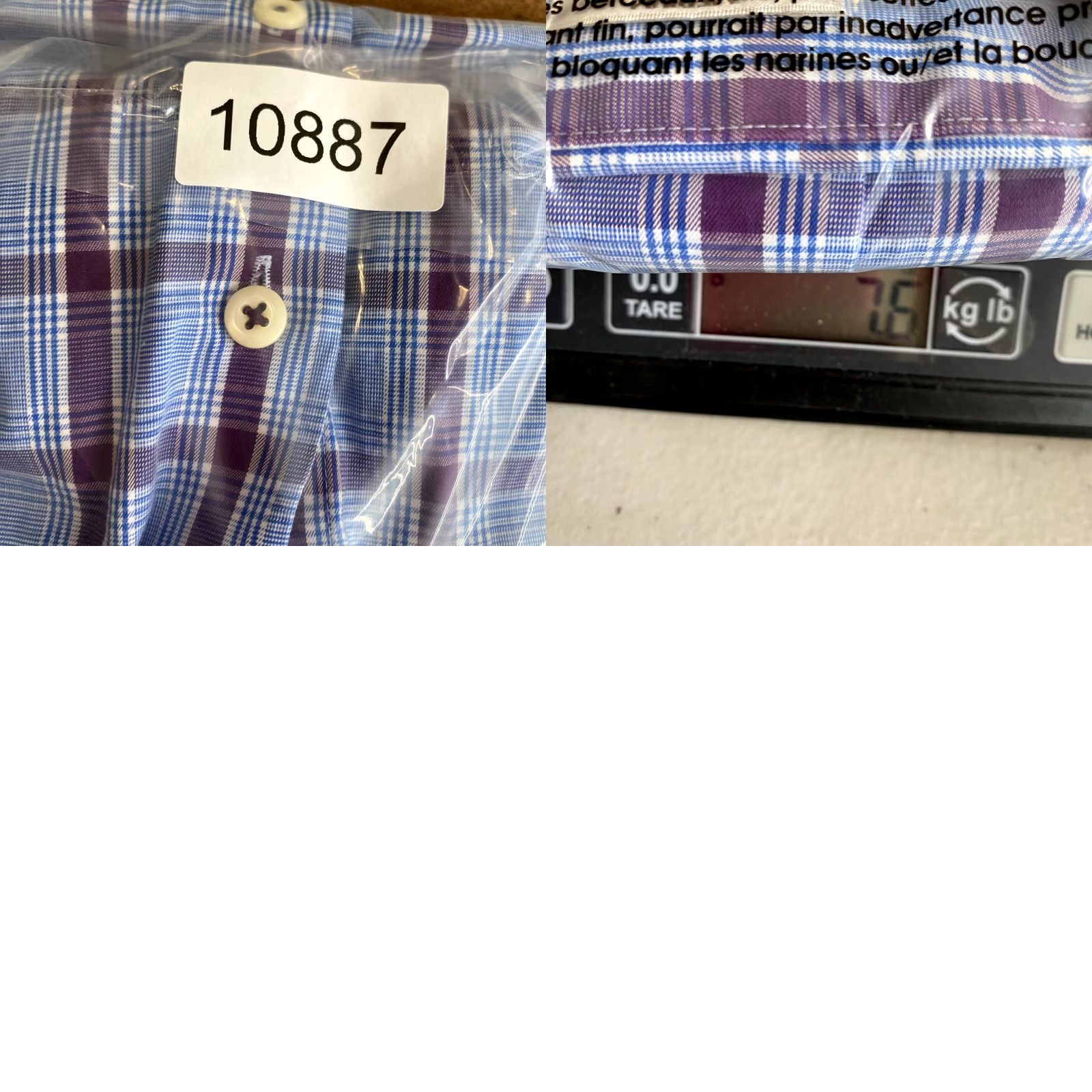 Peter Millar Peter Millar Dress Shirt Mens M Blue Purple Plaid Crown Office Corpcore Career Shirt Size 40R - 8 Thumbnail