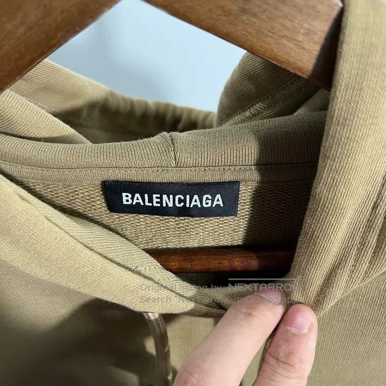 Balenciaga Balenciaga Wheat pattern hooded sweatshirt Size US XS / EU 42 / 0 - 3 Thumbnail