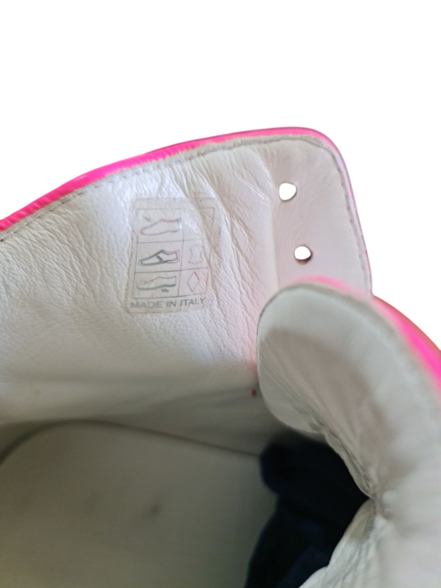 Gucci Gucci High-Top Leather Neon Sneakers Size 9G (US 10) Size US 10 / EU 43 - 12 Thumbnail