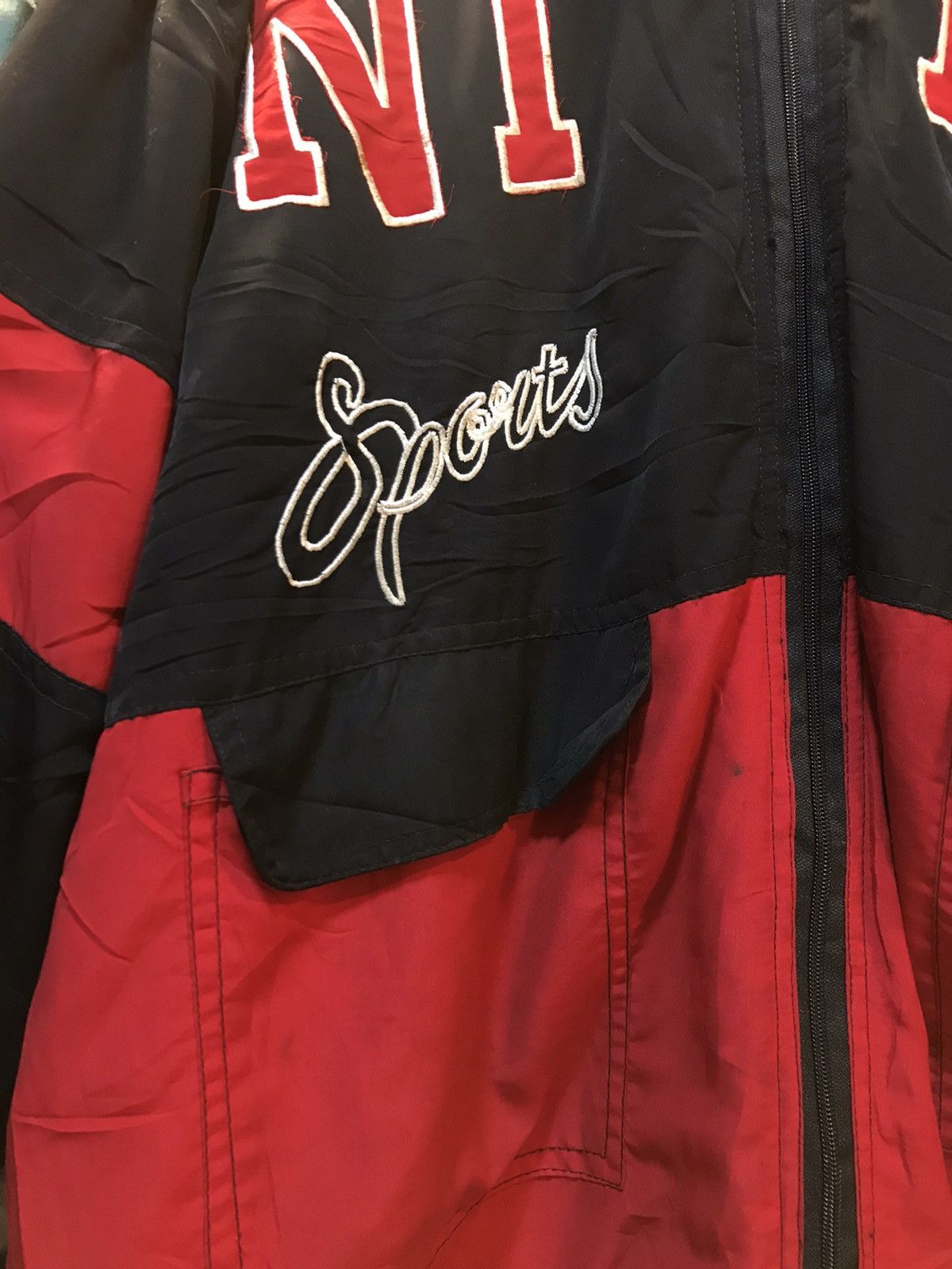 Nike × Vintage Vintage Nike Spell Out 90s Jacket Size US L / EU 52-54 / 3 - 5 Thumbnail