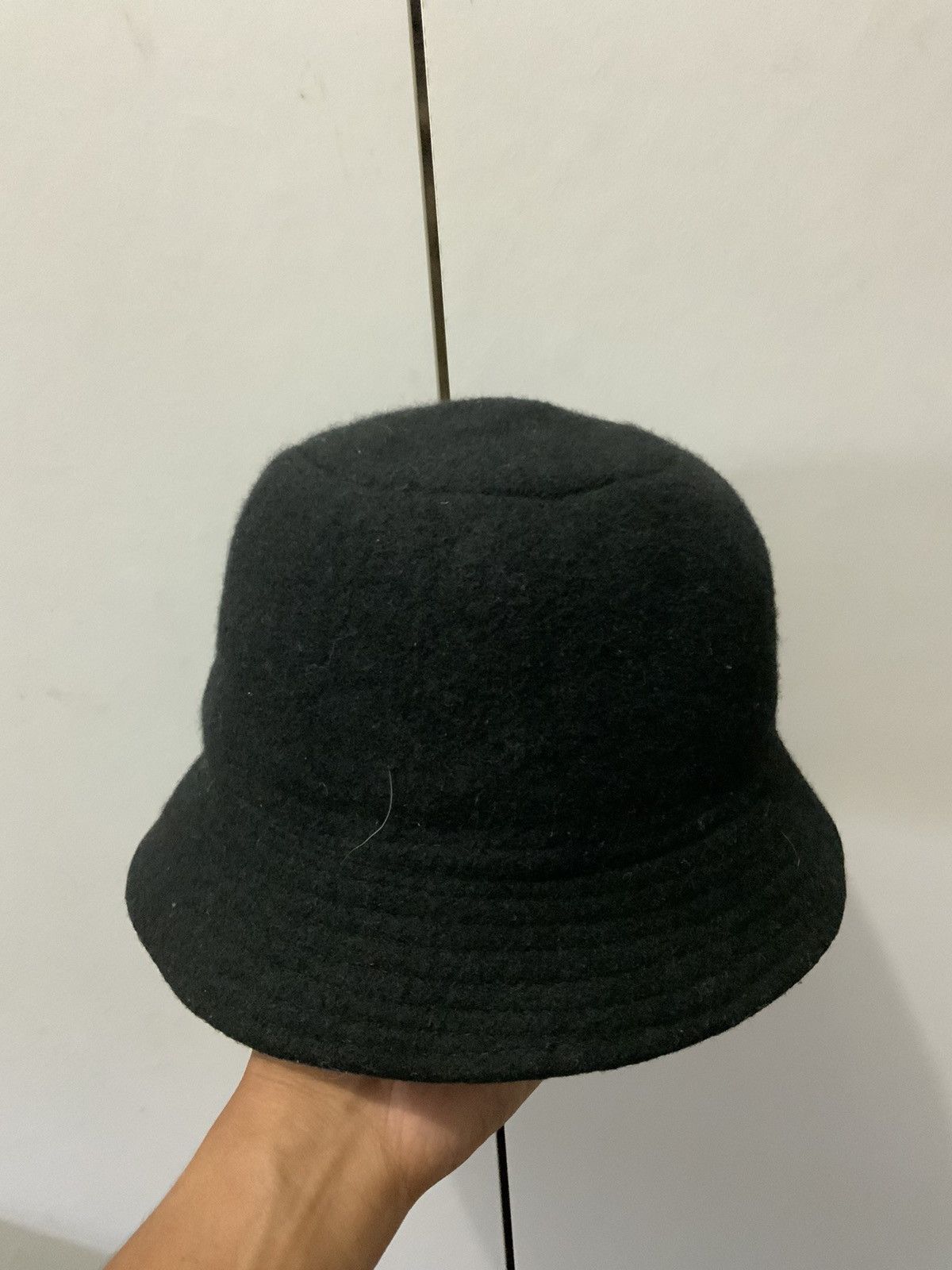 Japanese Brand Milsa Second Fur Black Bucket Hat Cap Size ONE SIZE - 3 Thumbnail