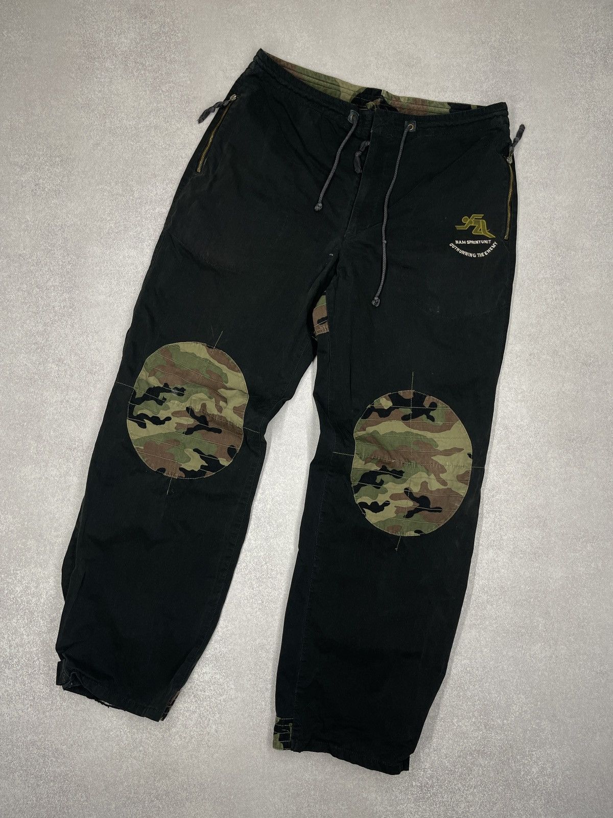 Ringspun Vintage Ringspun Nylon Military Pants Black Japanese Style Size US 33 - 6 Thumbnail