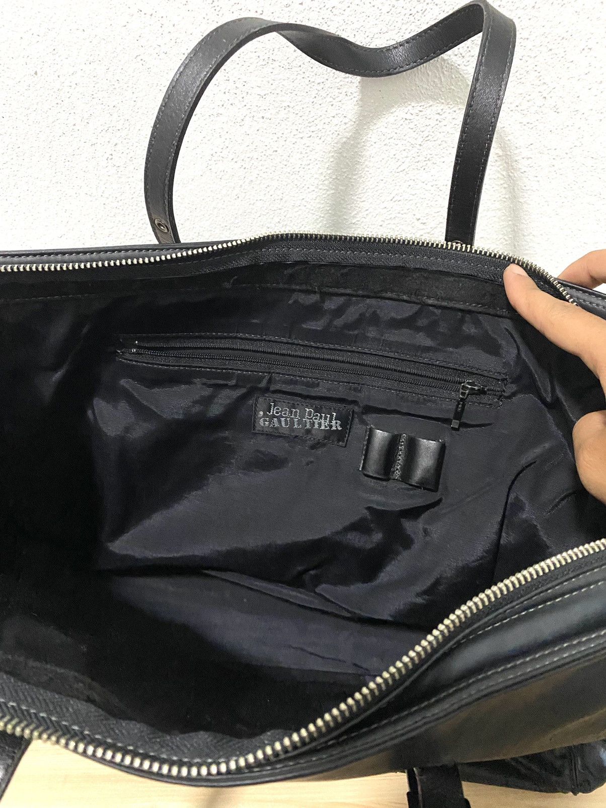 Jean Paul Gaultier Jean Paul Gaultier Leather Handbag Size ONE SIZE - 9 Thumbnail