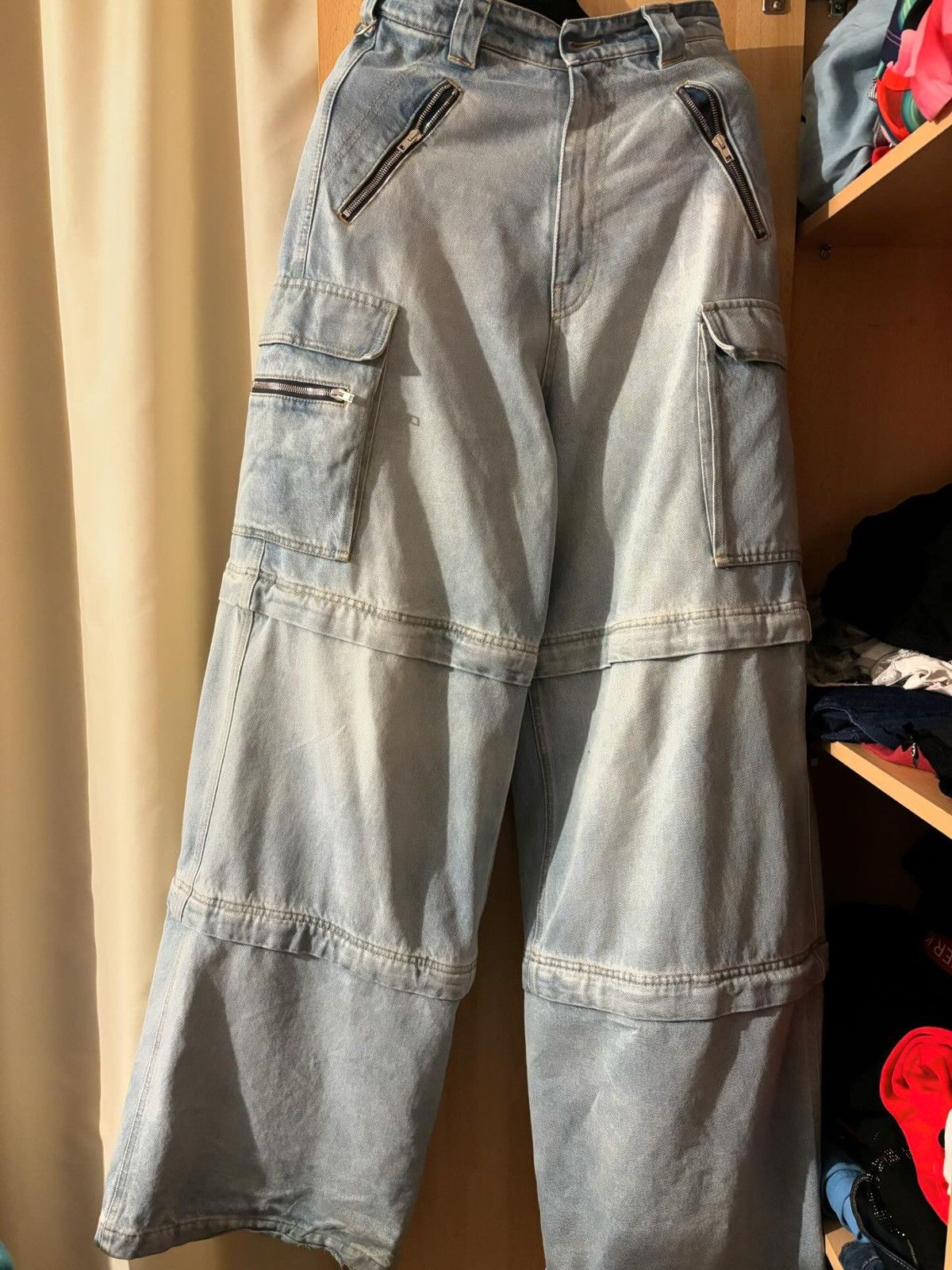 image of Vetements Transformer Denim in Blue, Men's (Size 26)