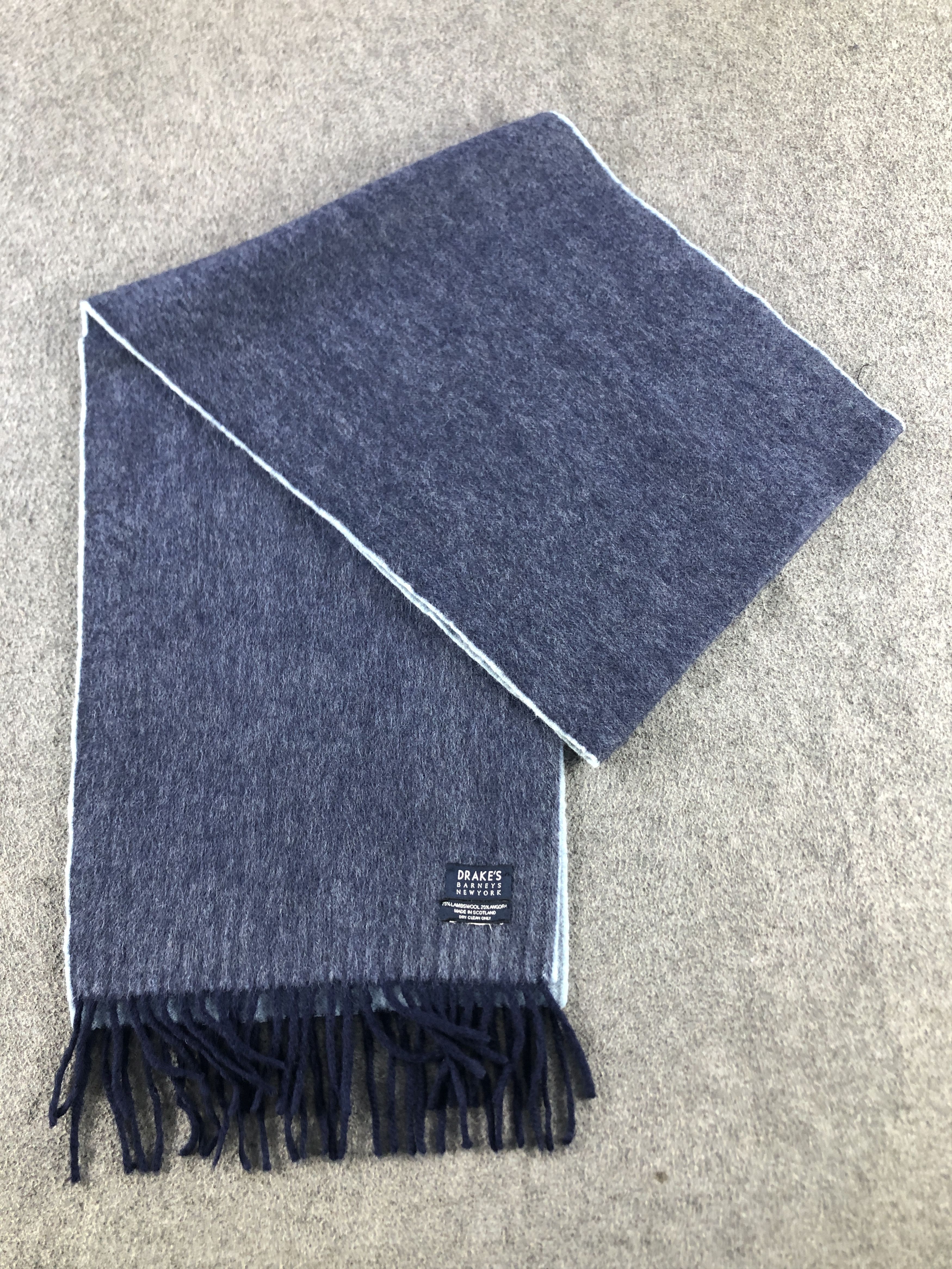 Drake's Drakes X Barneys Scarf / Muffler / Neckwear P893 Size ONE SIZE - 6 Thumbnail