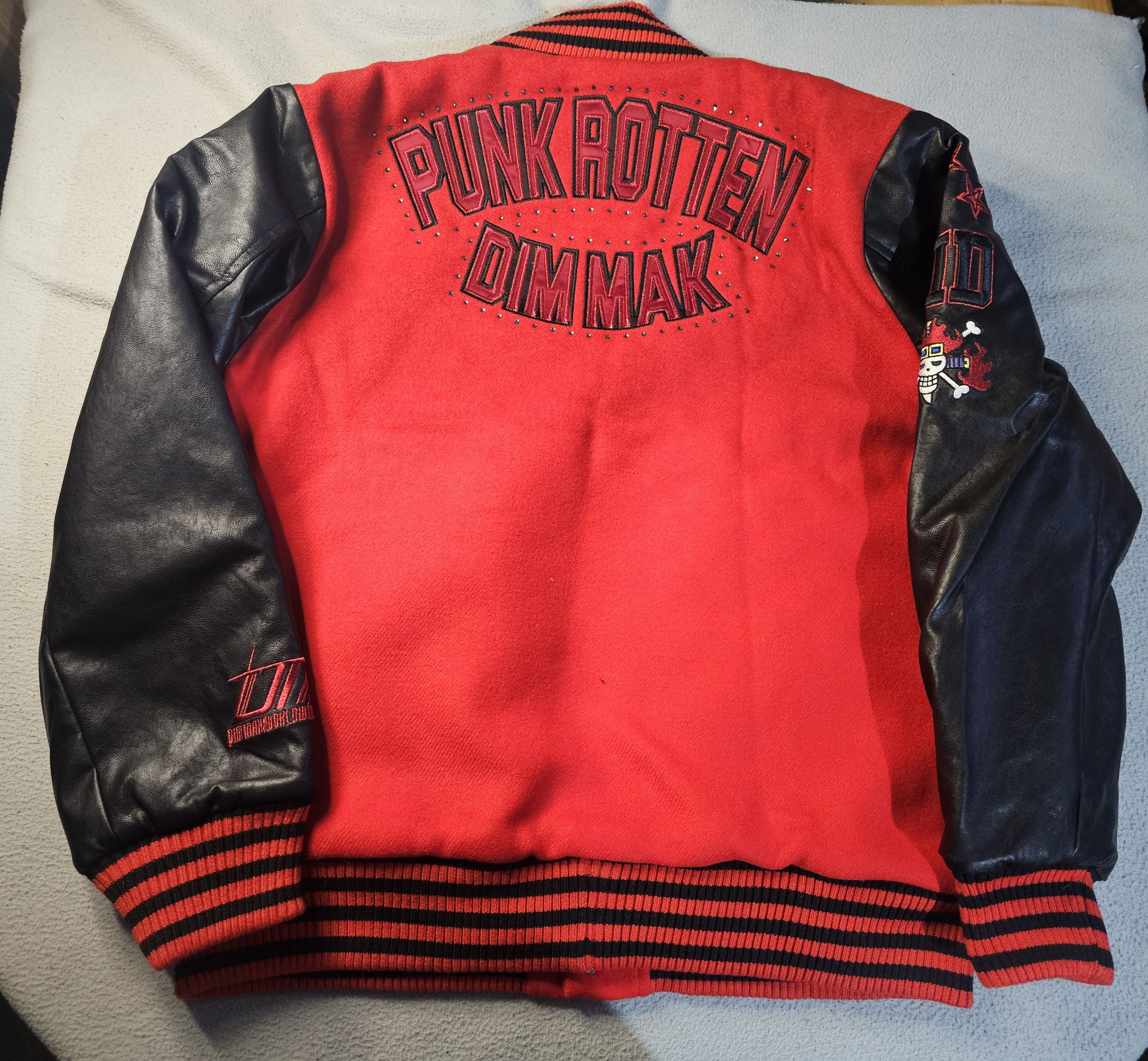 Other Dim Mak x One Piece Varsity Jacket Size US L / EU 52-54 / 3 - 3 Thumbnail