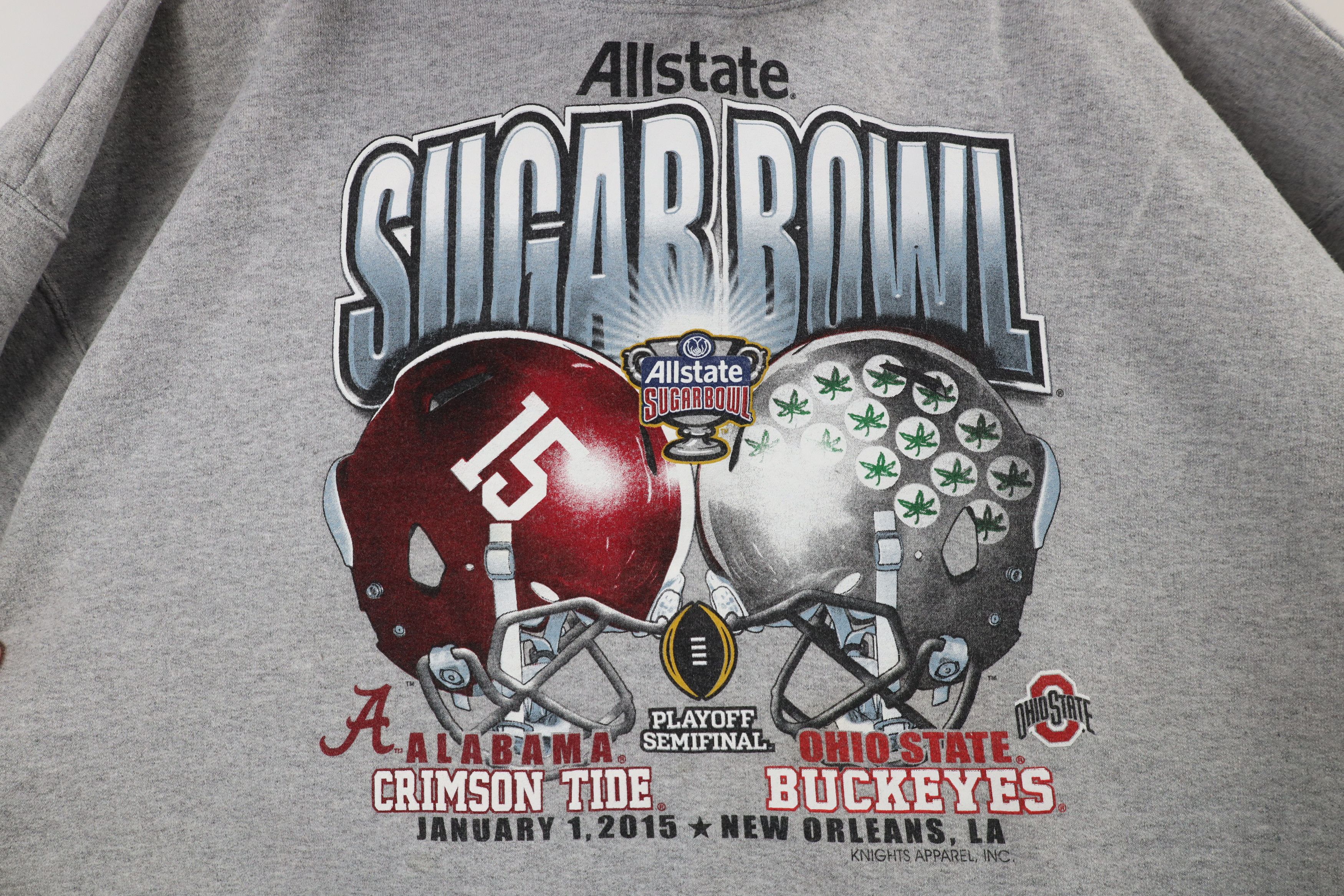 Vintage Vintage Alabama vs Ohio State University Football Hoodie Size US XXL / EU 58 / 5 - 6 Thumbnail
