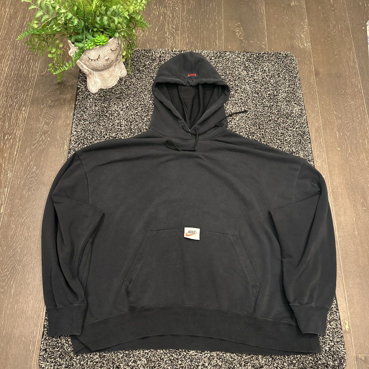 Nike Black oversized hoodie Size US L / EU 52-54 / 3 - 1 Thumbnail