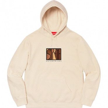 image of Supreme Enterprises Hooded Sweatshirt Natural Large, Men's