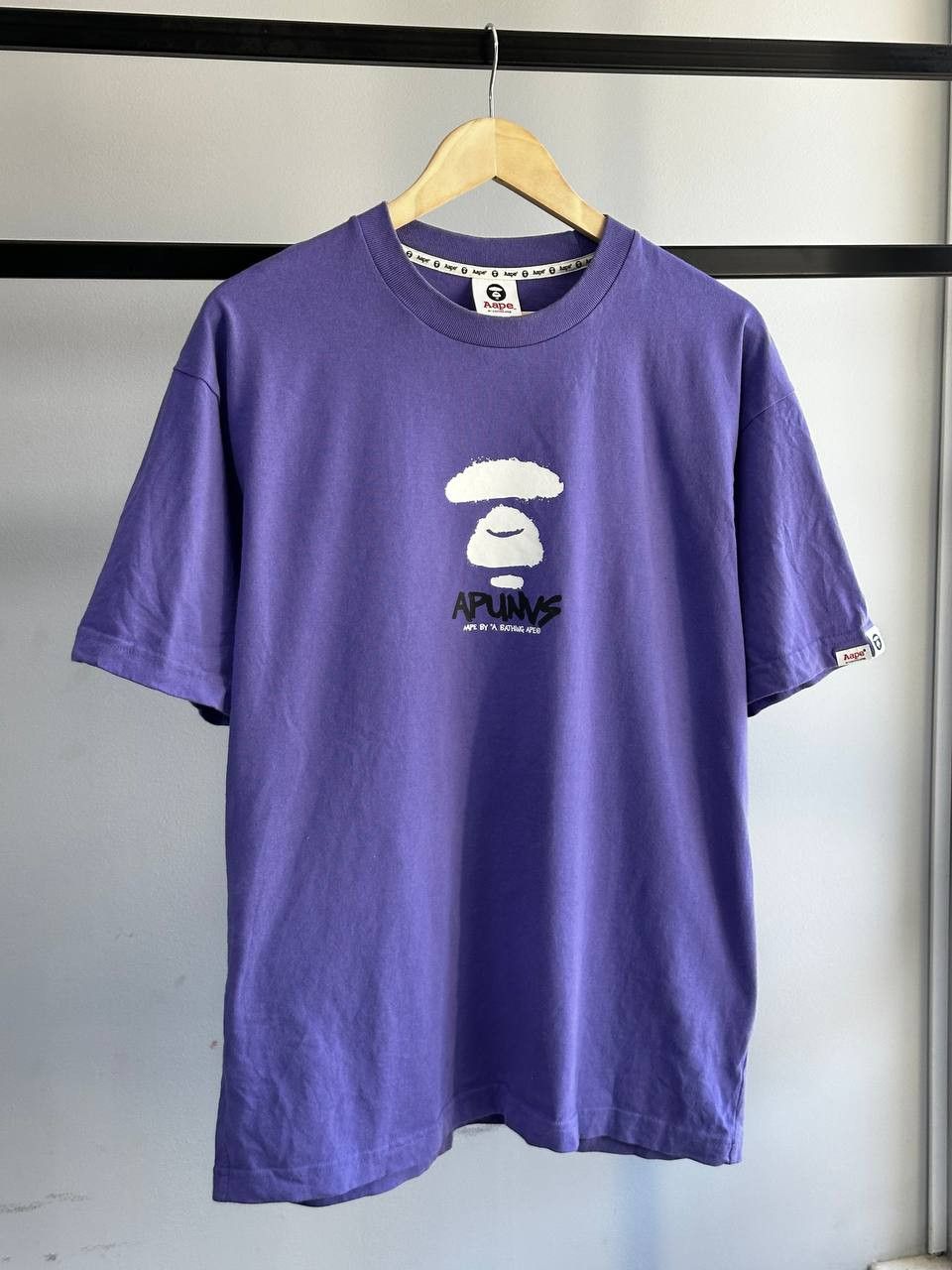 Aape Aape By Bathing Ape Purple Big Logo T-Shirt Size US M / EU 48-50 / 2 - 2 Thumbnail