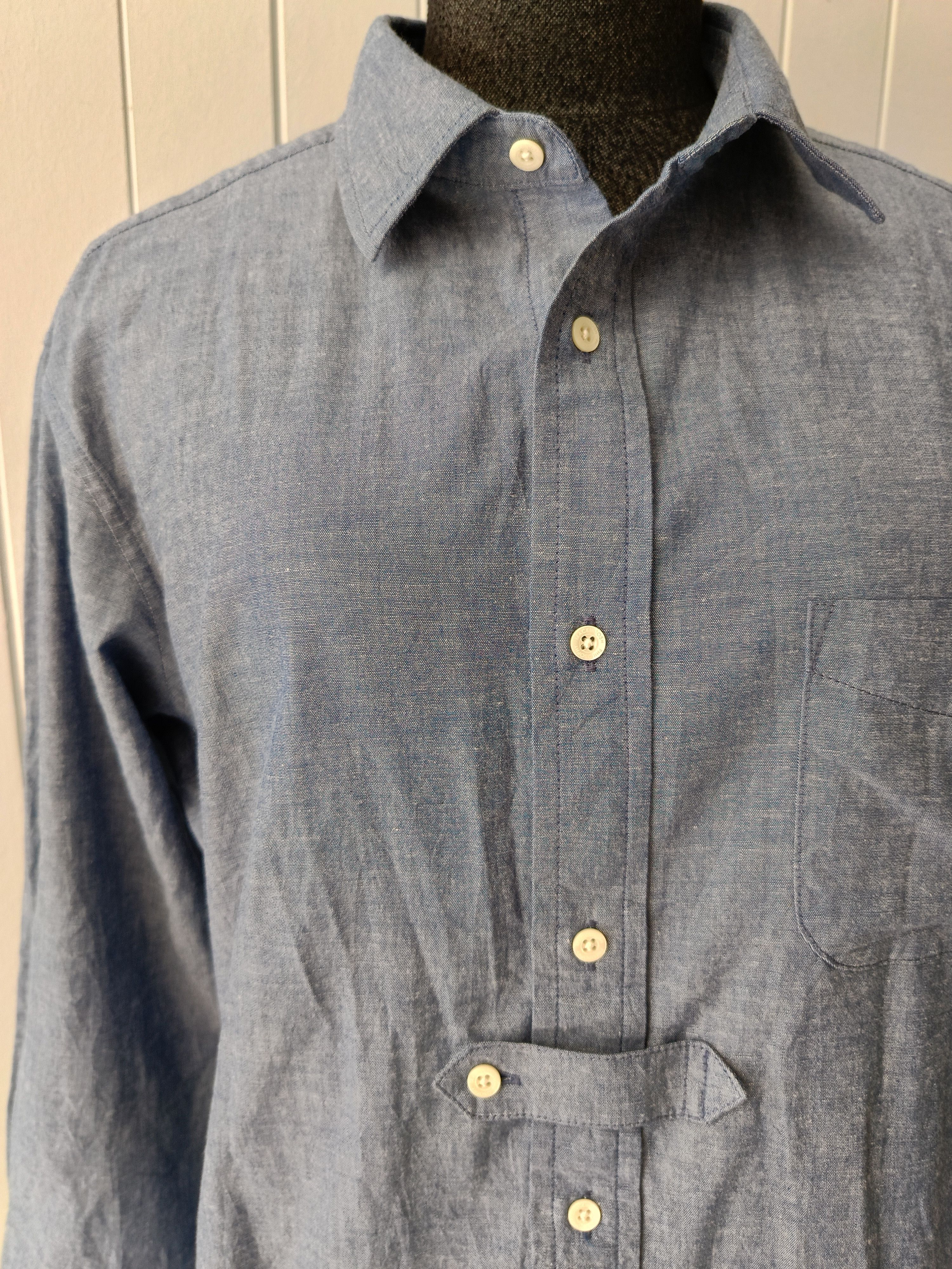 Mackintosh Mackintosh Philosophy MP oxford blue 38 slim fit blue shirt Size US S / EU 44-46 / 1 - 15 Thumbnail