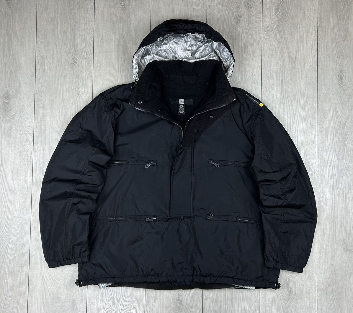 Marithe + Francois Girbaud × Vintage Marithe Francois Girbaud M+FG Vintage Anorak Black Jacket Size US L / EU 52-54 / 3 - 1 Thumbnail