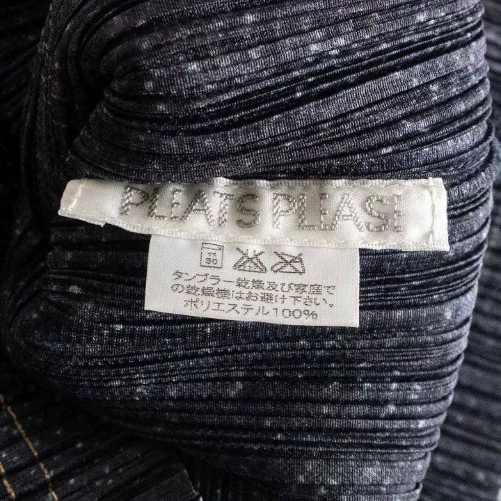 Issey Miyake issey miyake size:3 Denim printed pleated shirt Size XXS / US 00 / IT 34 - 2 Thumbnail