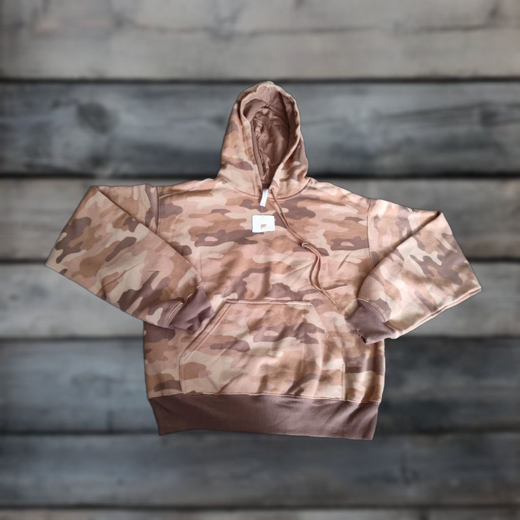Fabletics Fabletics Forever Fleece Hoodie Teddy Large Camo Latte Sz M Brown Camouflage Fleece Hoodie Pullover Activewear Women Size M Regular Size M / US 6-8 / IT 42-44 - 1 Thumbnail