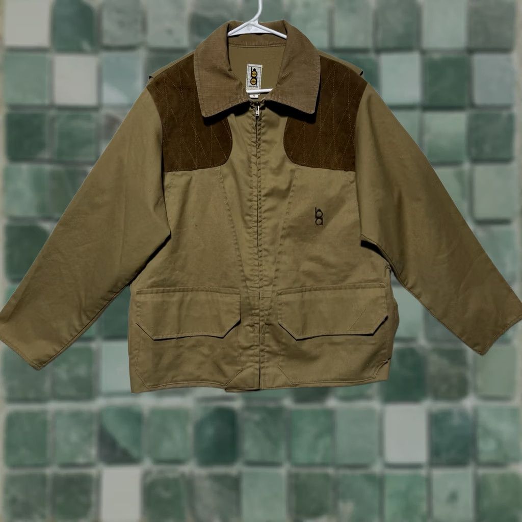 Vintage VINTAGE Bob Allen Jacket Safari Trench Coat Men’s M Beige Canvas Cotton Blend Belted Pockets 70s Outdoor Size US M / EU 48-50 / 2 - 1 Thumbnail