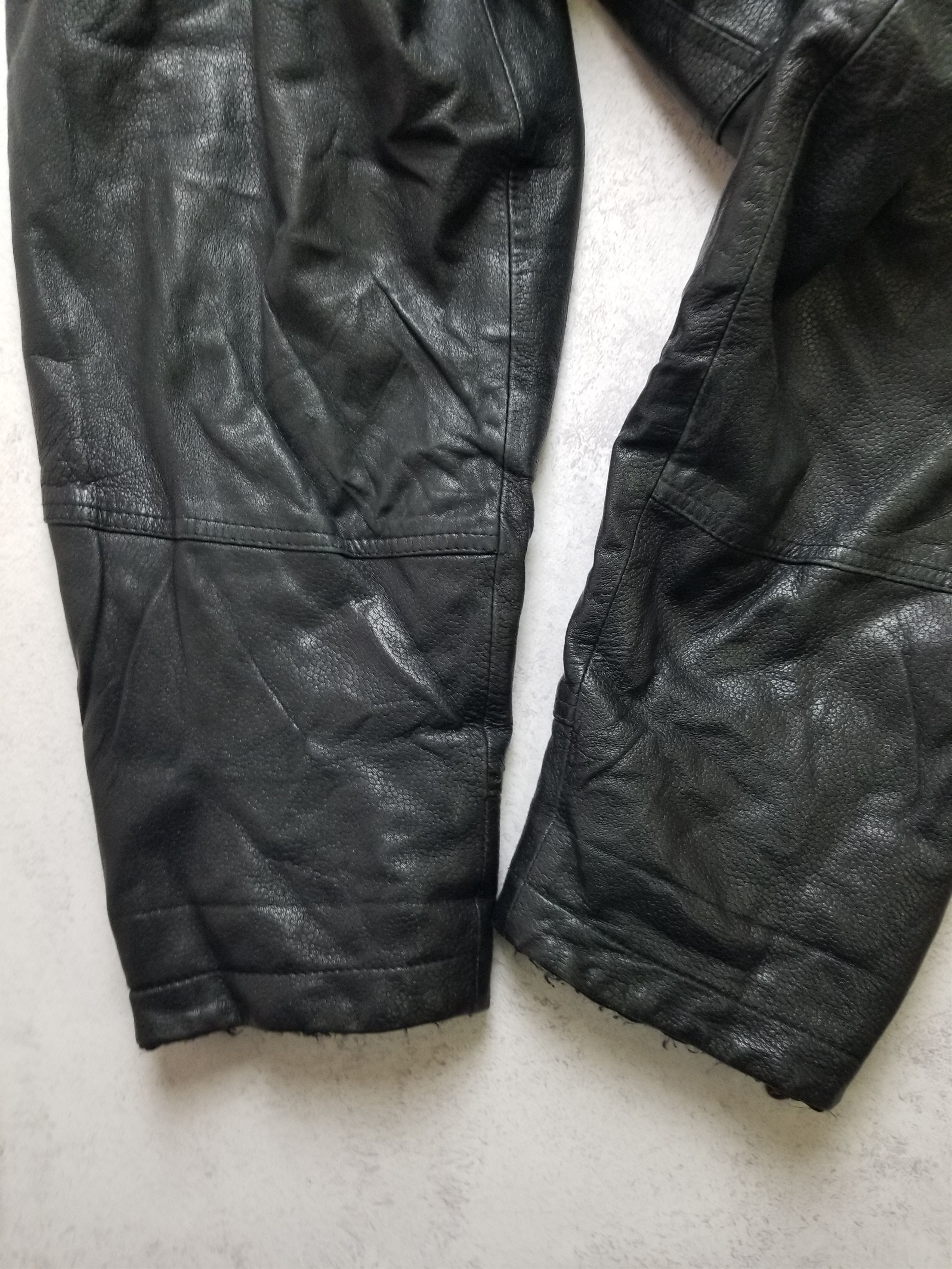 Reebok Vintage Reebok Oiled Lamb Nappa Leather Jacket Men's Size 46 Size US XL / EU 56 / 4 - 4 Thumbnail