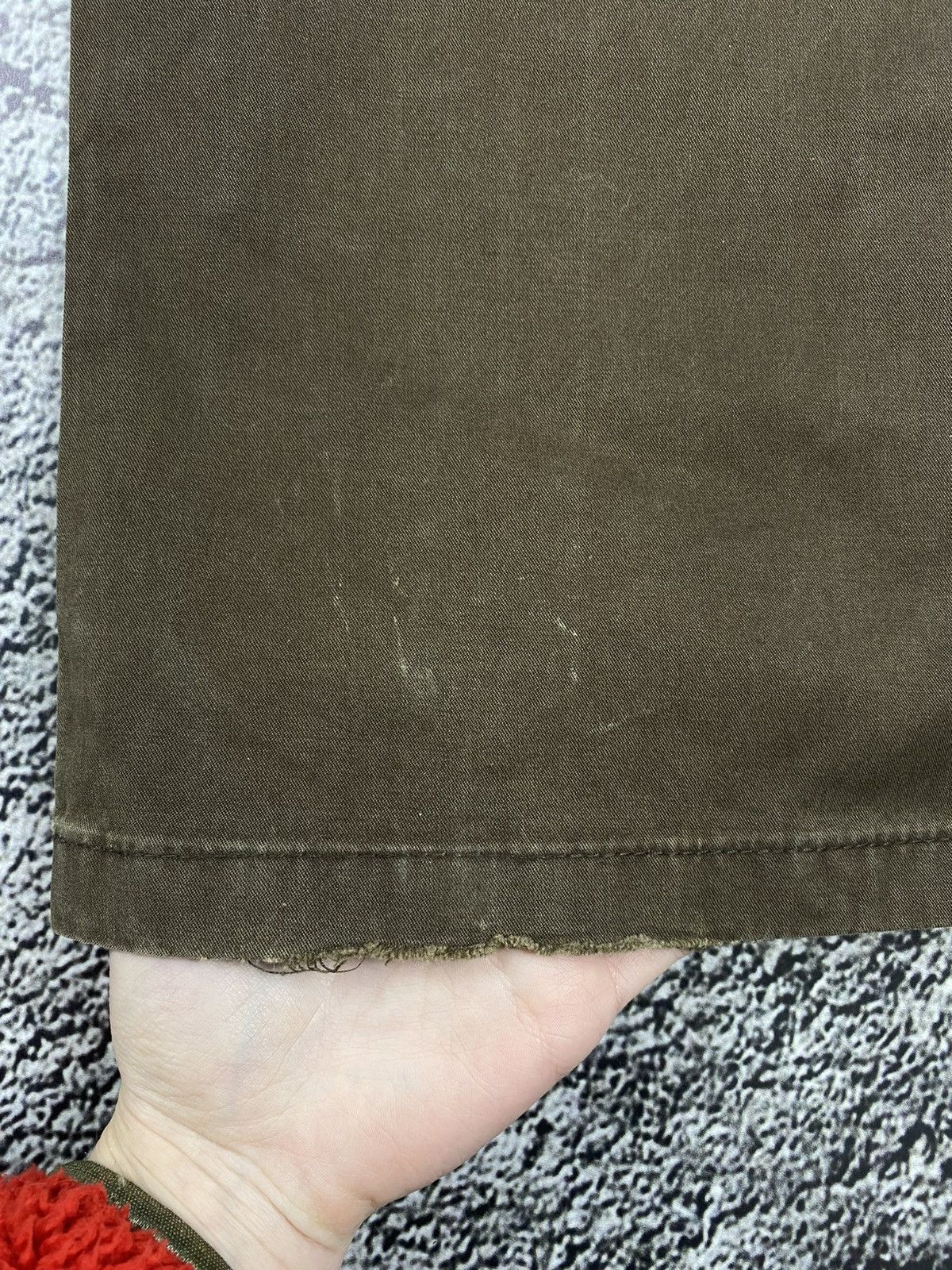 Japanese Brand Vintage Y2K cargo faded wide low rise pants 00s streetwear Size 30" / US 8 / IT 44 - 7 Thumbnail