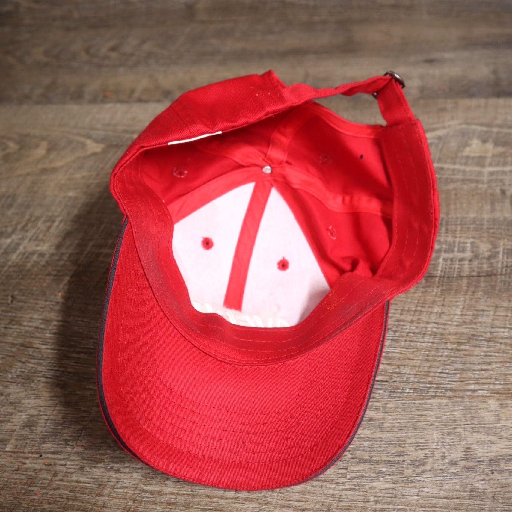 Express Averitt Express Hat Cap Red Strap Back Adjustable Adult Men's Women's Hat Cap Adjustable Red Cotton Twill Logo Baseball Cap Men Women Size ONE SIZE - 6 Thumbnail