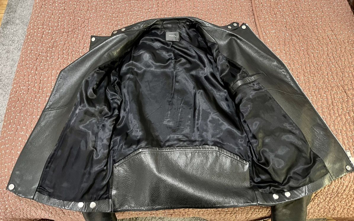 Theory Banded DB Leather Biker Size US M / EU 48-50 / 2 - 3 Thumbnail