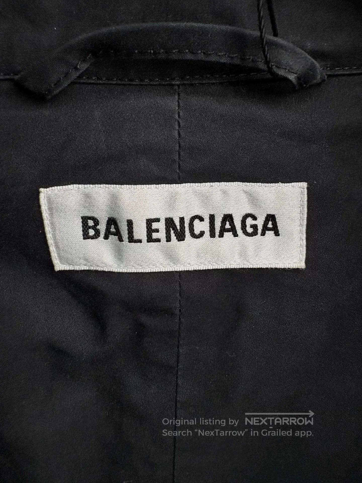 Balenciaga Balenciaga Logo Black Jacket. Size US M / EU 48-50 / 2 - 4 Thumbnail