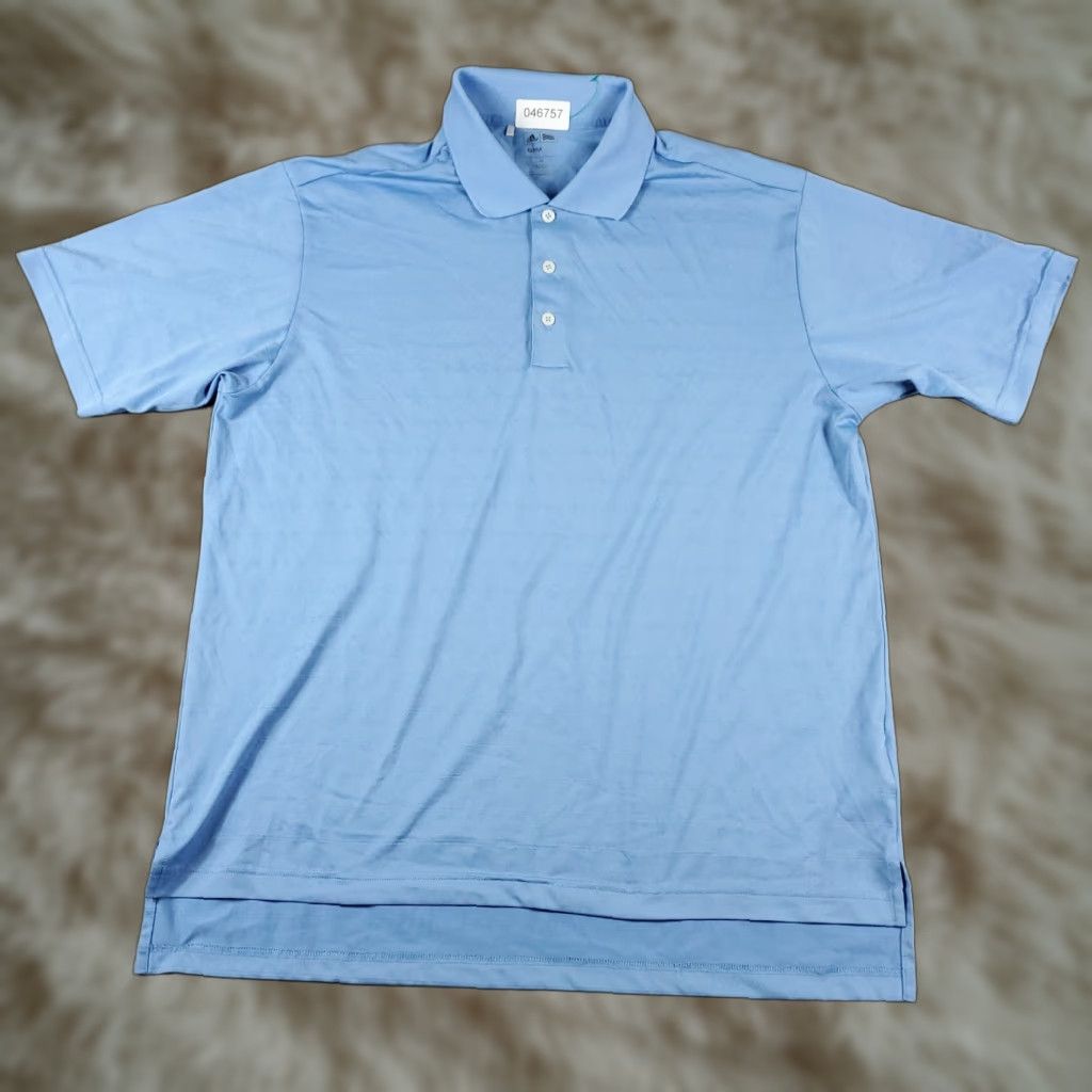 Adidas Adidas Polo Shirt Mens Size M Blue Casual Short Sleeve Polo Shirt Mens Blue Adidas Size US M / EU 48-50 / 2 - 1 Thumbnail