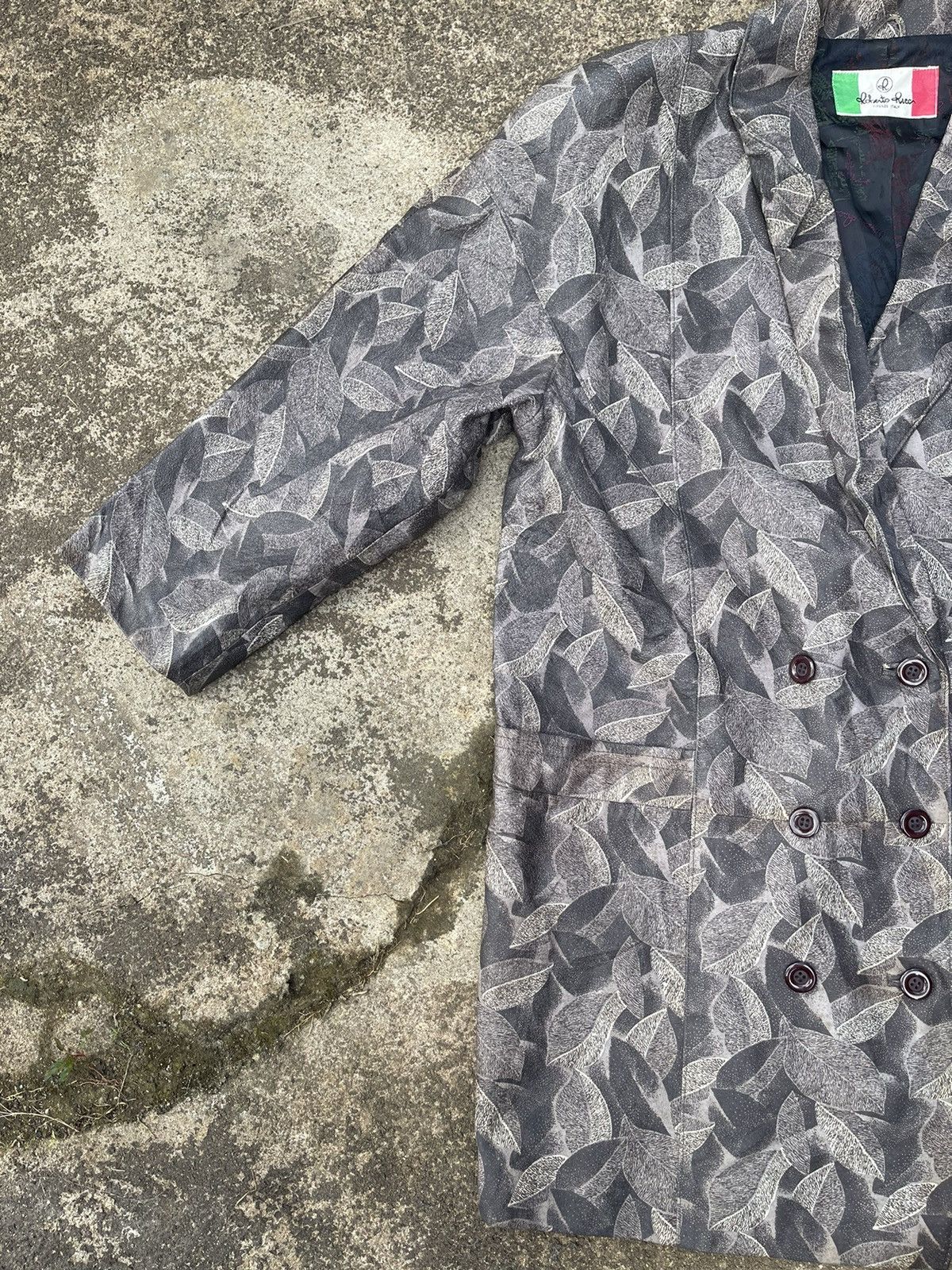 Japanese Brand Vintage Roberto Ricci Firenze Jacquard Blazer Made in Japan Size US M / EU 48-50 / 2 - 3 Thumbnail